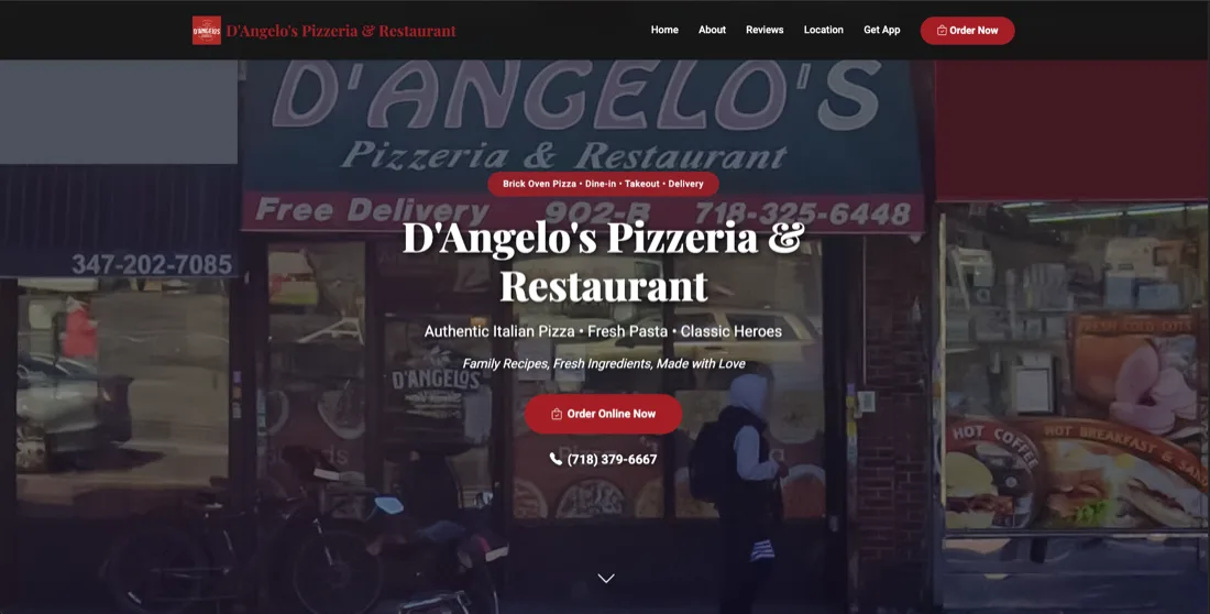 D'Angelo's Pizzeria — Italian Pizzeria, Bronx, NY