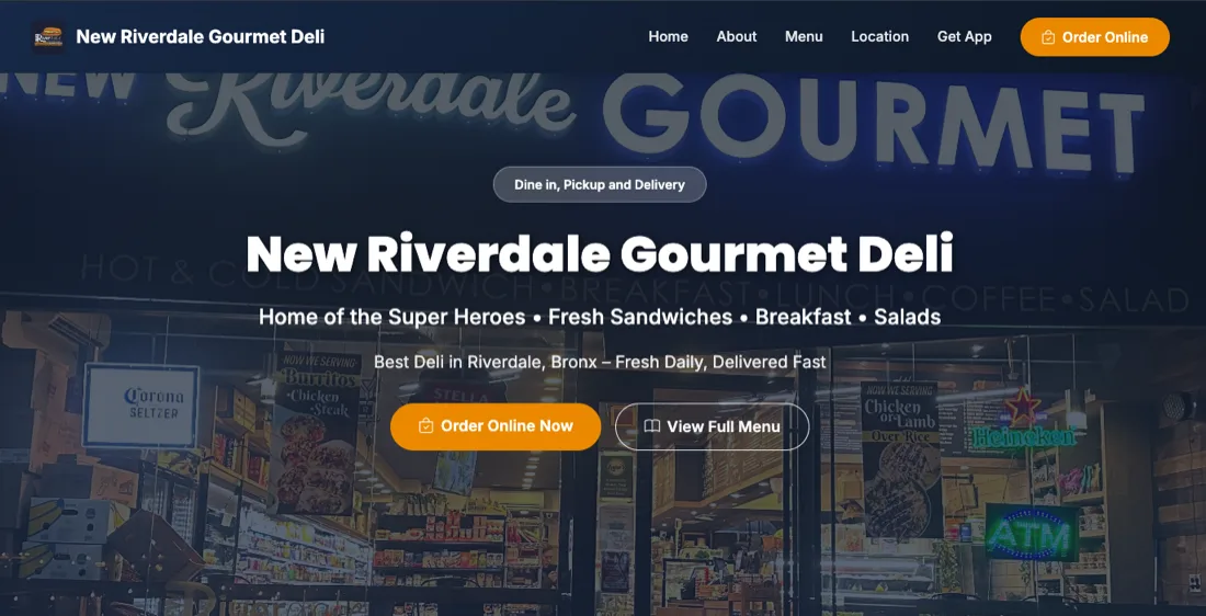 New Riverdale Gourmet Deli — Gourmet Deli, Riverdale, Bronx